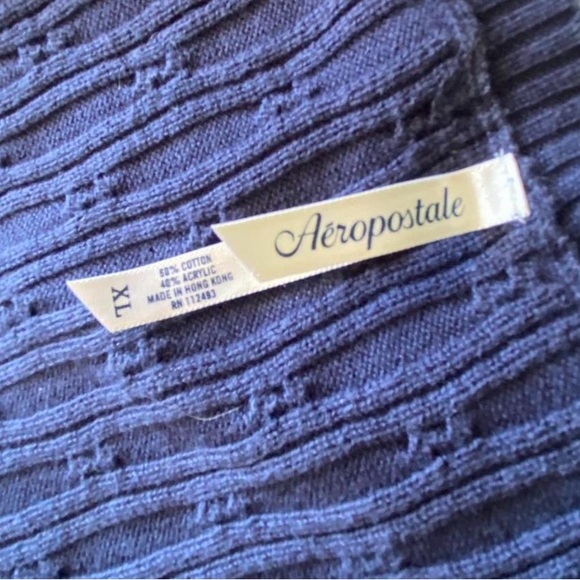 ∘₊✧ Y2K Aeropostale Cable Knit with butterfly logo | XL | Excellent condition! - Picture 2 of 8
